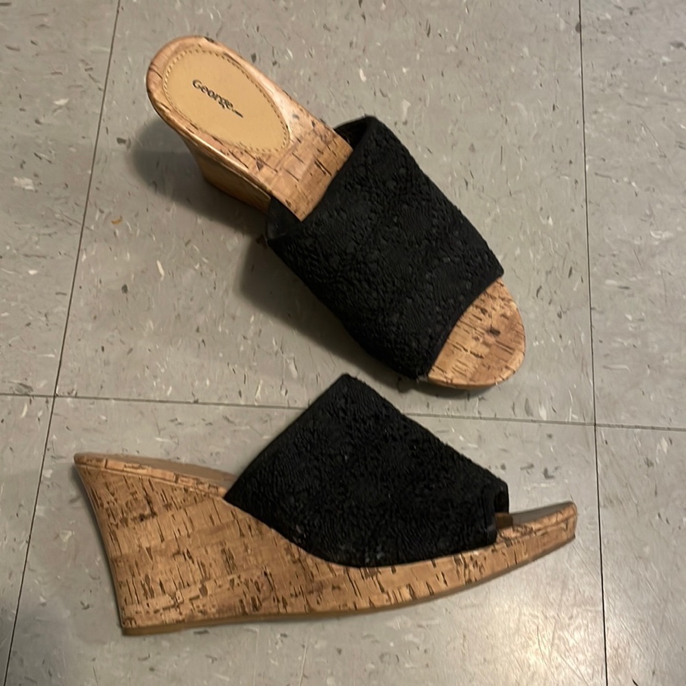 Crochet cork wedges